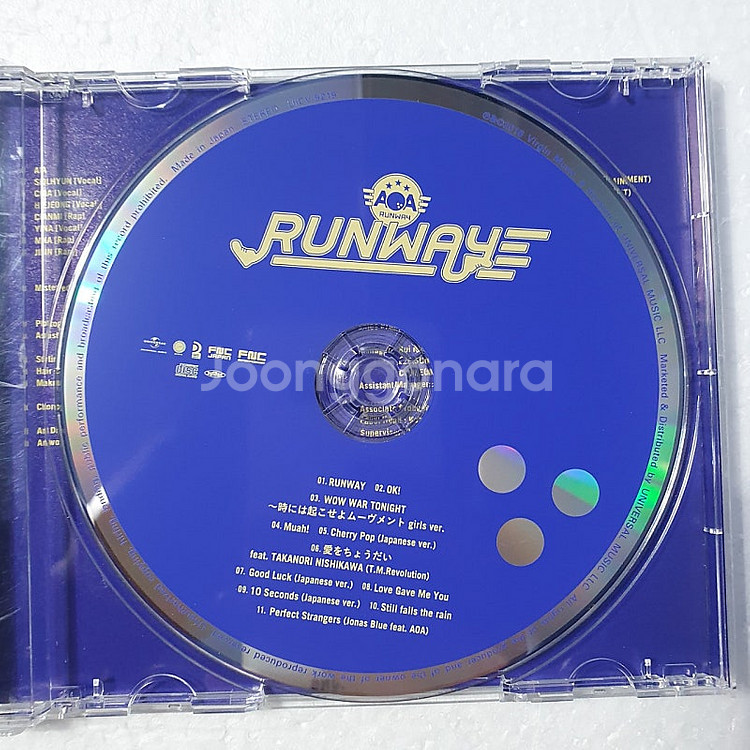 에이오에이 AOA 걸그룹 일본 앨범 CD 중고--3
