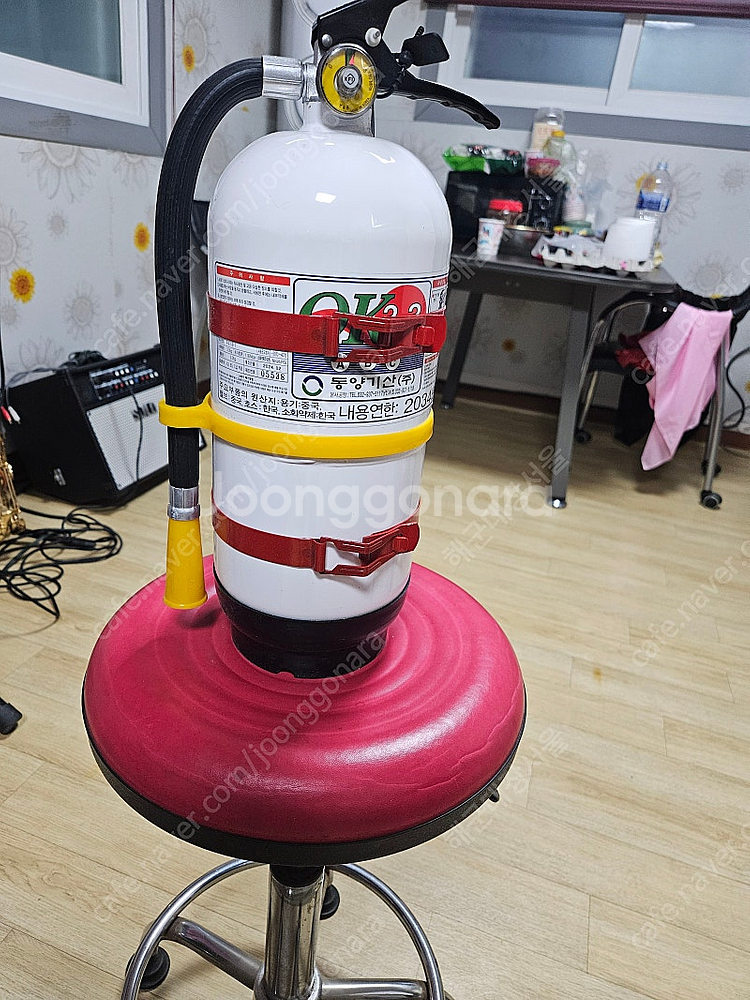 3.3kg 분말 소화기 국산 제조 사용 년한 2034년...--0