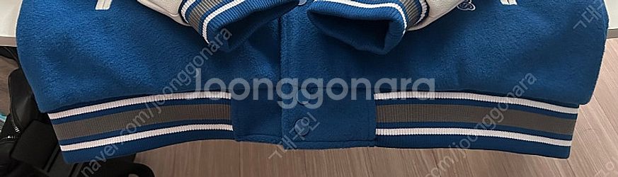 삼성라이온즈 바시티자켓 2xl 거의 새상품 팔아요!--1