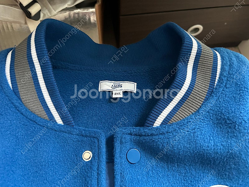 삼성라이온즈 바시티자켓 2xl 거의 새상품 팔아요!--2