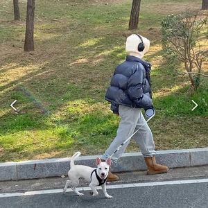 아방핏 숏패딩