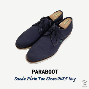 PARABOOT 스웨이드 플레인 토 슈즈 UK8.5 네이비