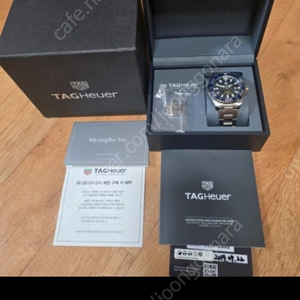 태그호이어 아쿠아레이서43mm 세라믹 오토 청판