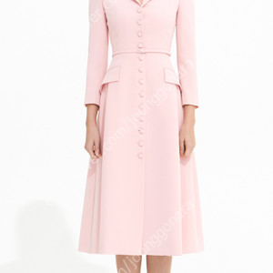 (가격내림)(새상품) 아보아보 슬림라인벨티드 원피스 SLIM LINE BELTED FLARE CREPE COAT DRESS 돌잔치 피로연 예복 하객룩 avouavou