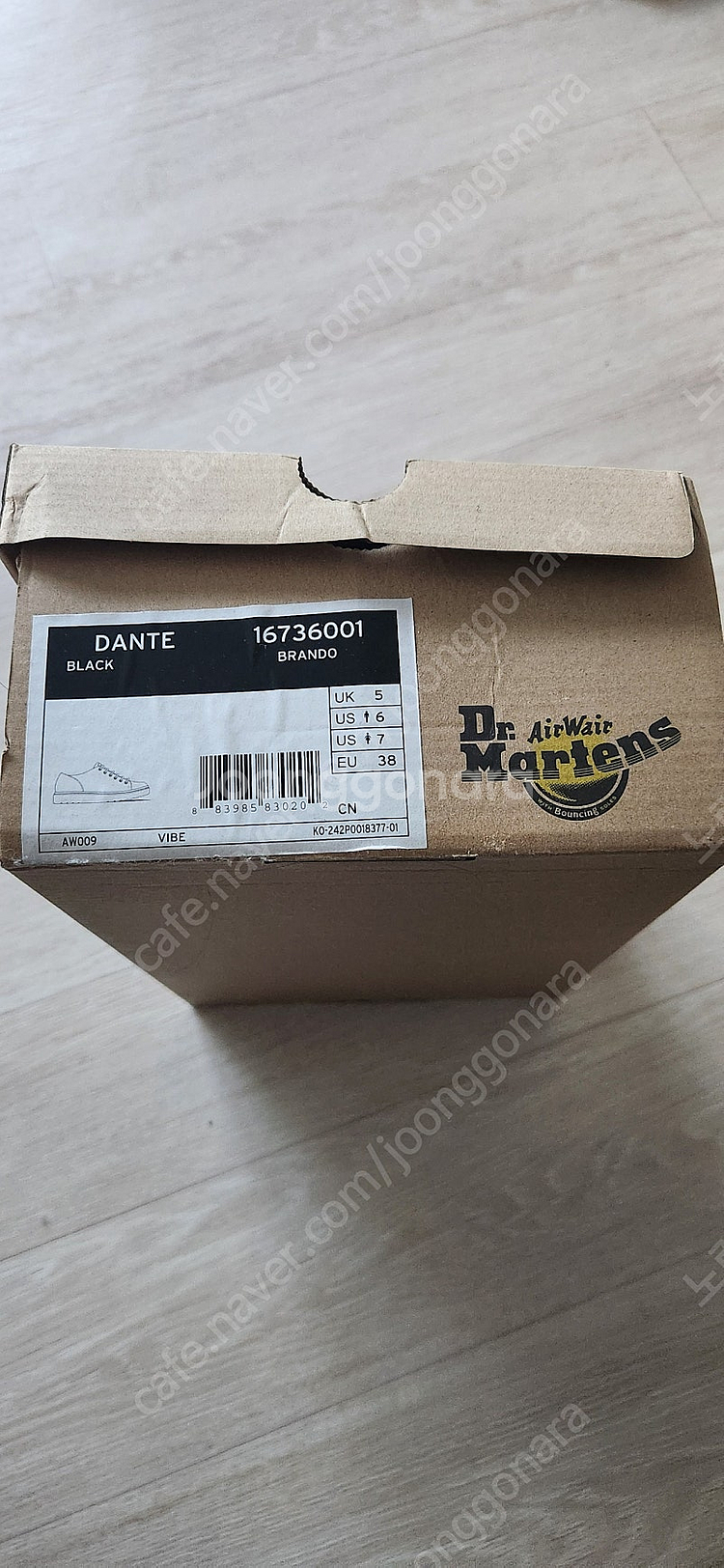 닥터마틴 dante 16736001 8사이즈--1