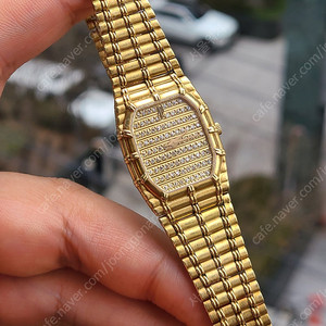 [정품] 오데마피게 코브라 밤부 대나무 파베다이아몬드 18K 옐로우 금통 여성용 (Audemars Piguet Bamboo Lady)