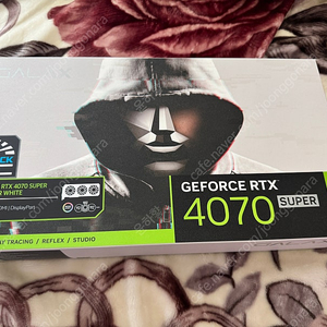 단순개봉 새상품_갤럭시 RTX 4070 SUPER 화이트