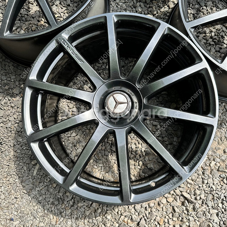 20인치 벤츠 S63 AMG 고스트크롬 중고 휠타이어 ...--3
