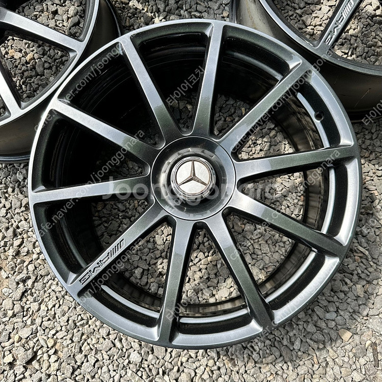 20인치 벤츠 S63 AMG 고스트크롬 중고 휠타이어 ...--4