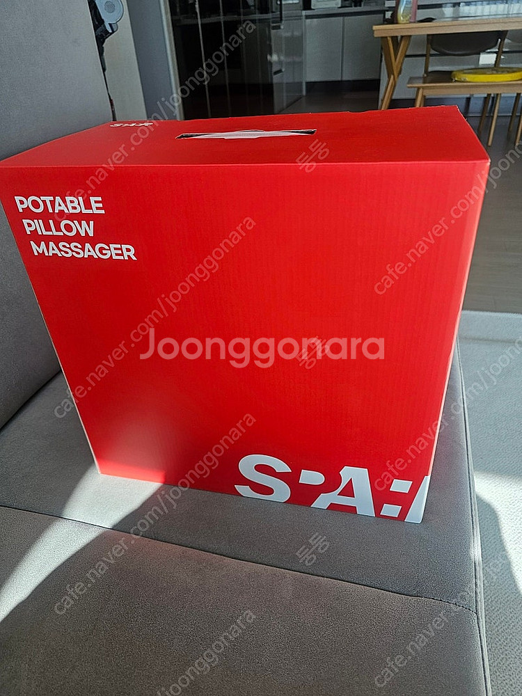 스파알 포터블 베개 마사지기 (목, 어깨)--0