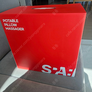 스파알 포터블 베개 마사지기 (목, 어깨)