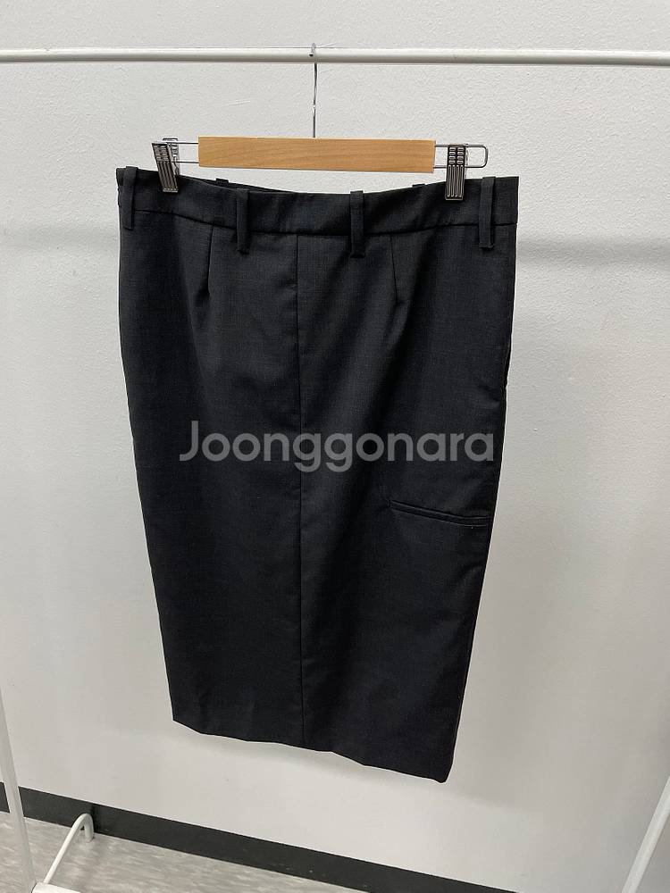 여) 프라다 24ss 미디 스커트/질샌더 이태리 스판슬...--4