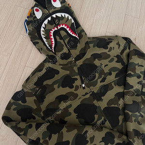 🟡베이프 bape 녹계 후드집업 자켓 M