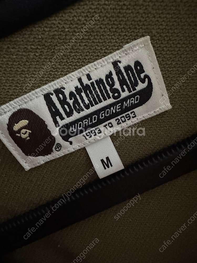 🟡베이프 bape 녹계 후드집업 자켓 M--7
