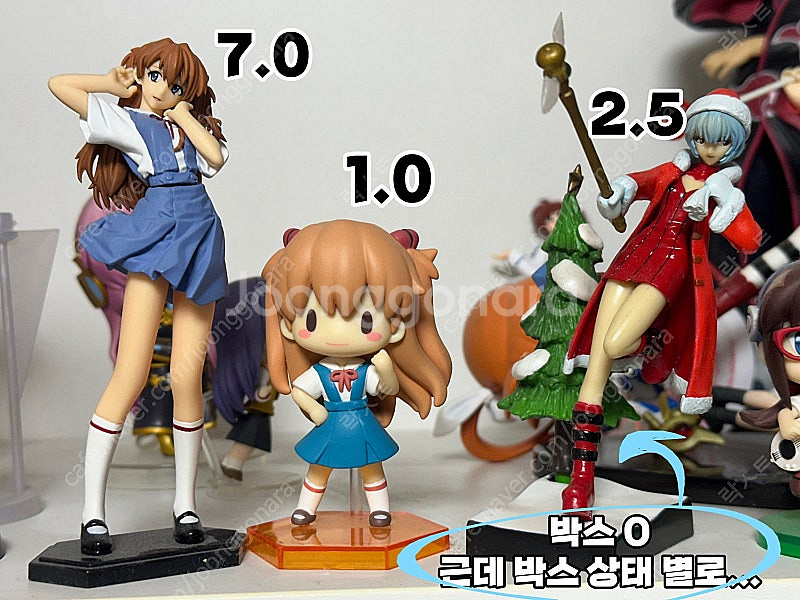 에반게리온 피규어들 팔아요 아스카, 아야나미 레이 등・...--2