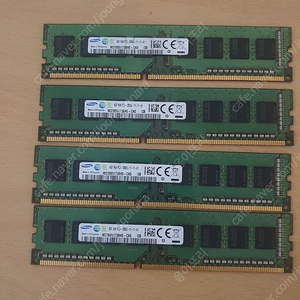 DDR3 삼성 램 4기가 4개