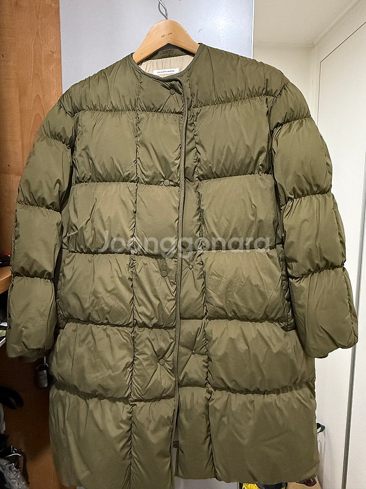 한섬 더 캐시미어 구스다운 패딩--5