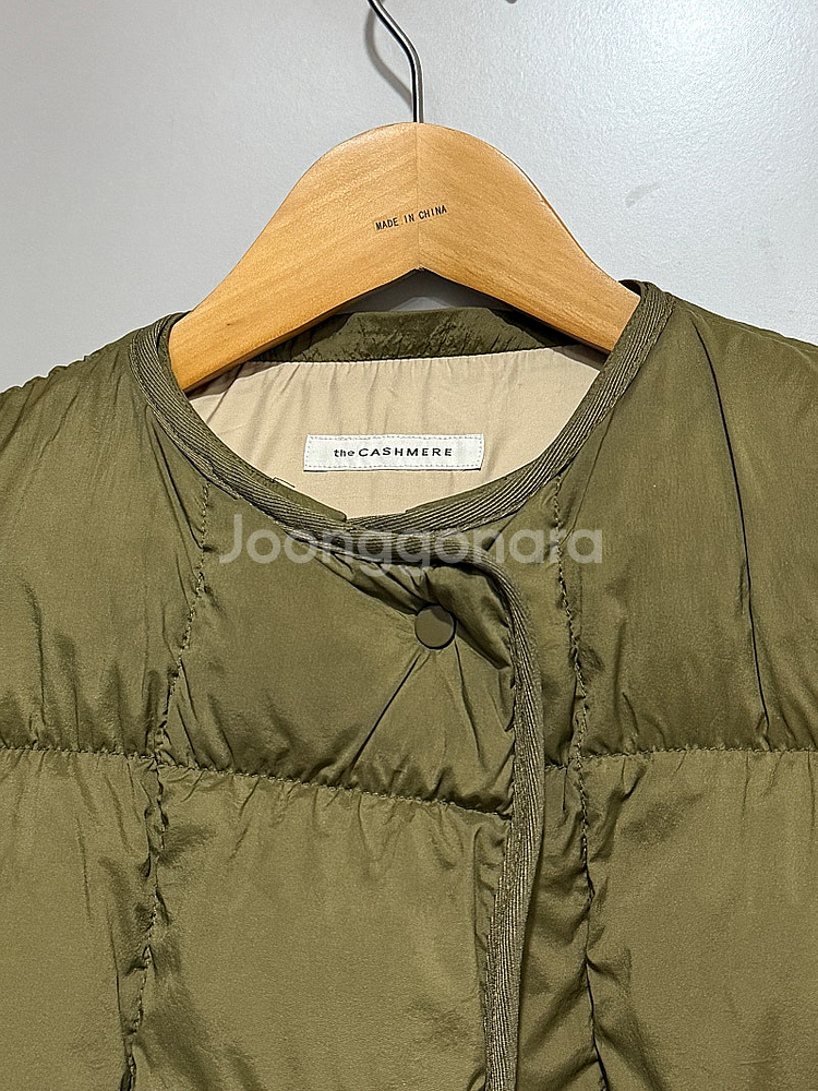 한섬 더 캐시미어 구스다운 패딩--7