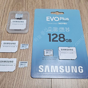 삼성(SAMSUNG) EVO PLUS Micro SD카드 4개 처분해요 ! (메모리카드)