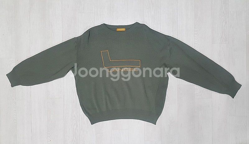 란셀 LANCEL 니트 울 라운드 티 160--0