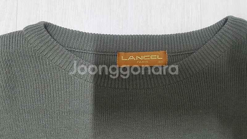 란셀 LANCEL 니트 울 라운드 티 160--2