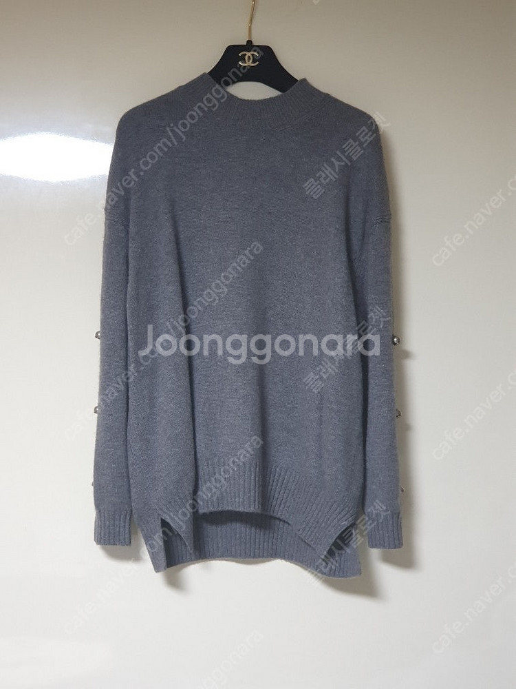 랑방컬렉션 LANVIN COLLECTION 17 캐시미어 100 장식 니트 (90)--0