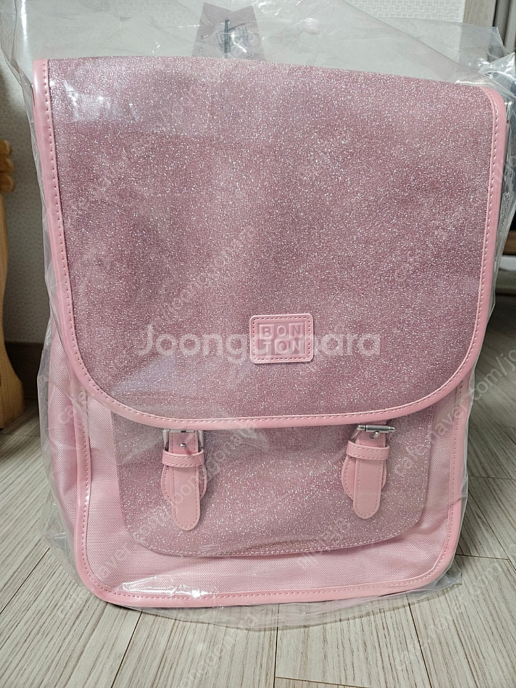 봉통 글리터핑크 여아책가방--0