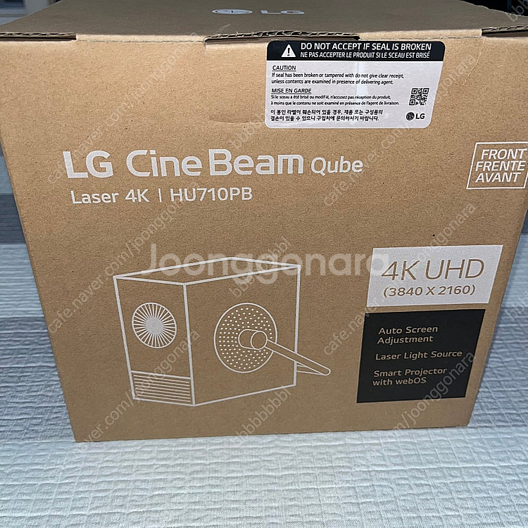 LG 씨네빔 큐브 4K 빔프로젝터 HU710PB--0