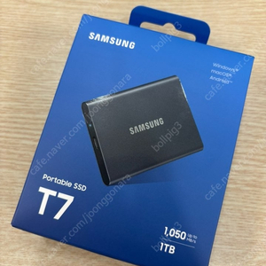 [새상품] 삼성 포터블 외장하드 +SSD T7 1TB 블랙