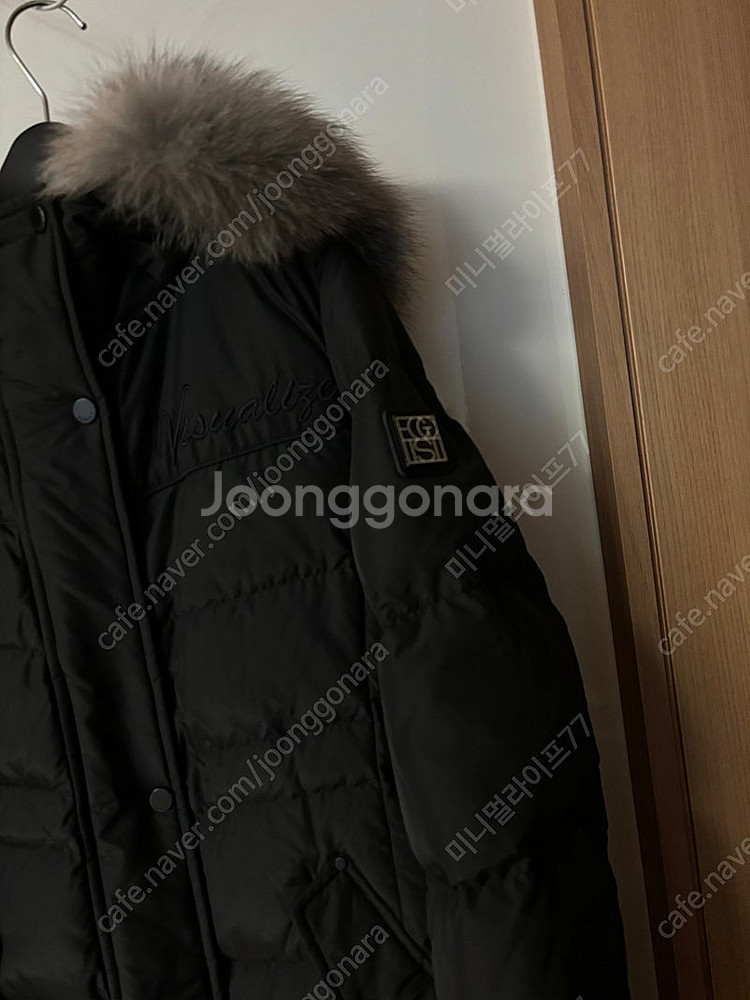 에고이스트 사가폭스 왕폭스퍼 구스다운 블랙 롱패딩--5