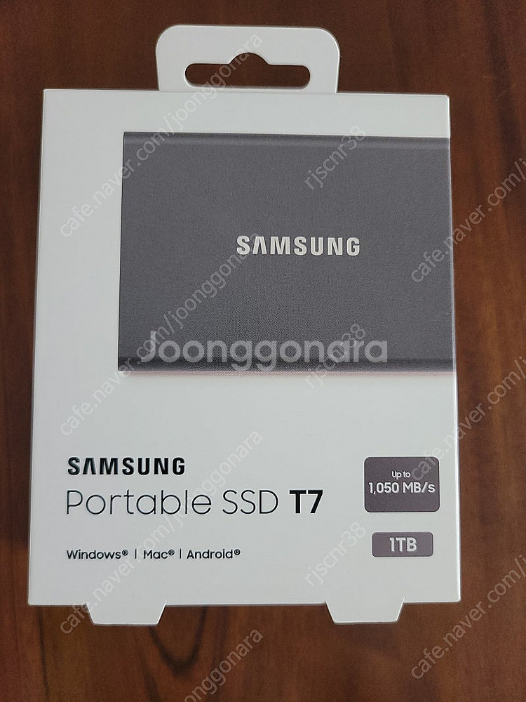 삼성 portable ssd T7 1테라 외장하드 새상...--0
