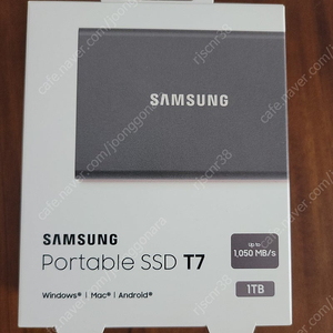 삼성 portable ssd T7 1테라 외장하드 새상품