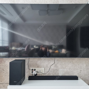 삼성 75인치 TV KU75UT7000FXKR + 무선 3D 우퍼 스피커