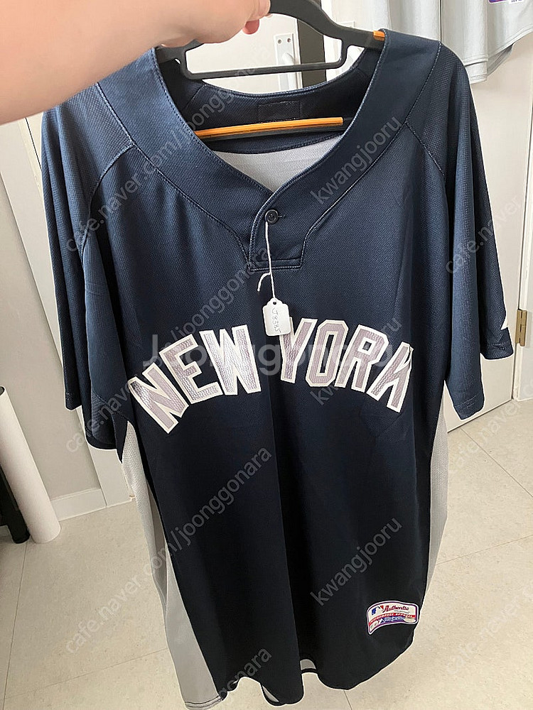 박찬호 양키스 스프링캠프 Game Used 실착 져지 ...--0