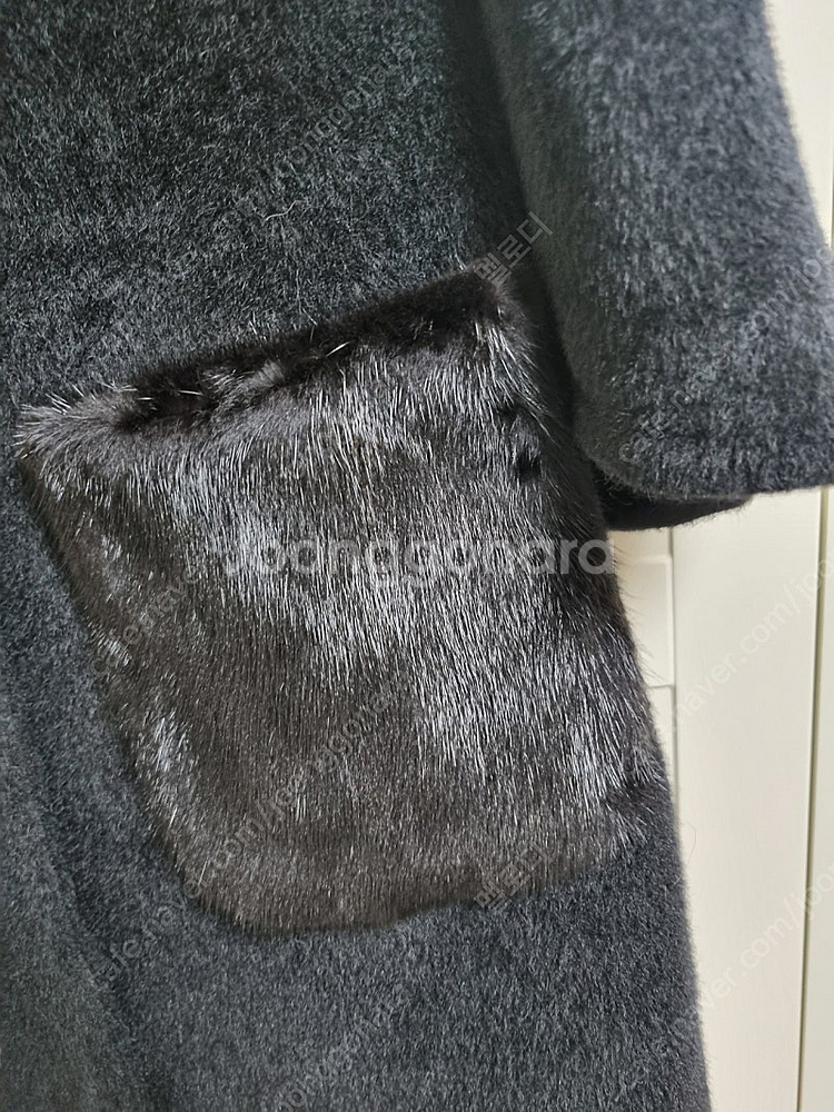 쁘냉땅판초느낌 알파카 밍크배색코트55--2