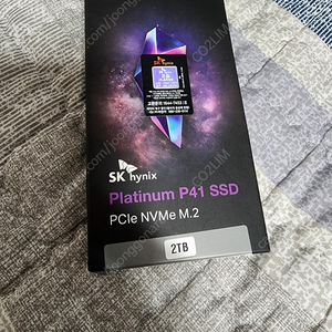 SK하이닉스 Platinum P41 SSD 2TB 쿠팡 28만 구입