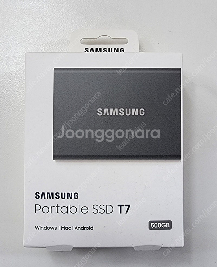 삼성 ssd T7 500GB 팝니다.--0