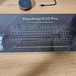 미개봉 키크론 K10 PRO RGB 저소음 갈축 기계식 키보드 팝니다