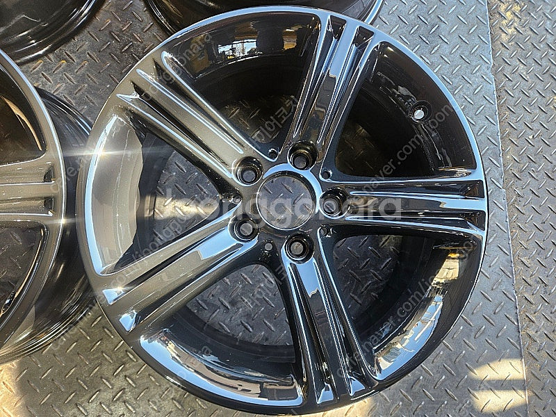 17인치 BMW F30 3시리즈 유광블랙 네비팩 순정휠...--6