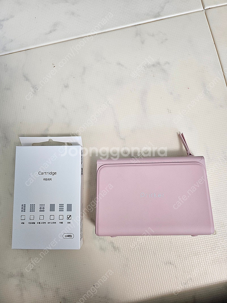 삼성 프릭커 핑크 + 포토 인화지 10p(멀티포토스티커...--1
