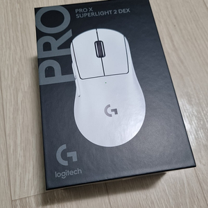 [새상품] 로지텍 G Pro x superlight2 dex 지슈라2 덱스 화이트 국내정품