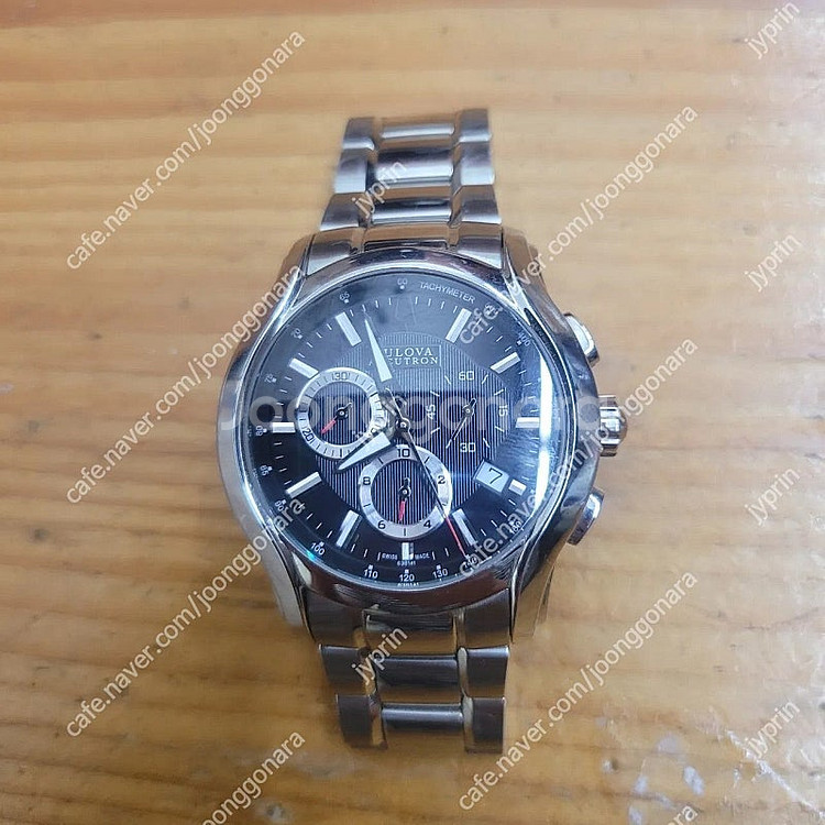 부로바 아큐트론 크로노 메탈 사파이어 bulova ac...--3