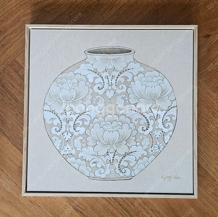인테리어 액자 (달항아리)--3