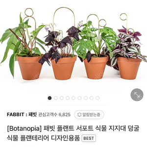 패빗 식물 지지대 덩쿨식물 서포트 새 제품