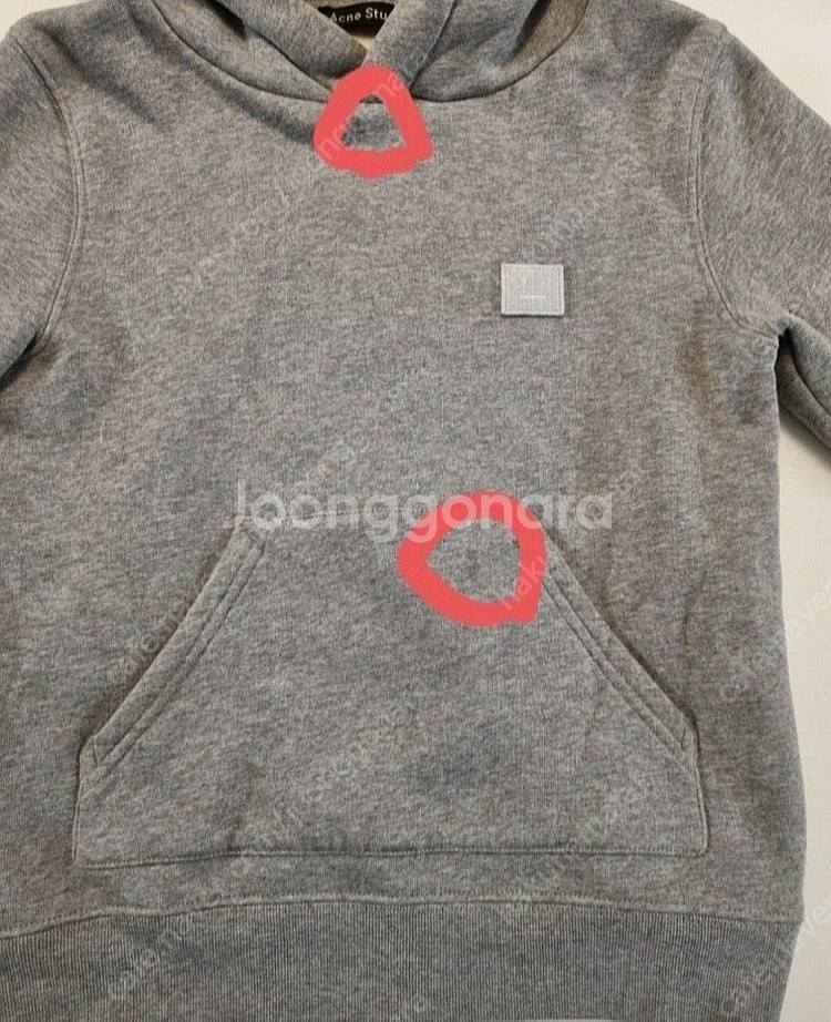 아크네스튜디오 키즈 후드스웻티 4-6세 중고--7