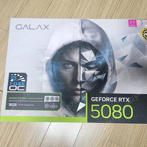 갤럭시 rtx 5080 미개봉 화이트 그래픽카드 팝니다