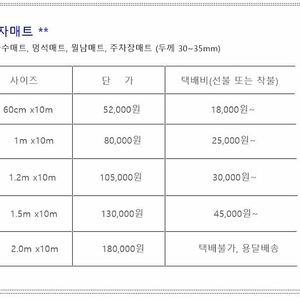 [팝니다] 야자매트, 야자수매트 5.2만~ // 인조잔디 22만~ 팝니;다