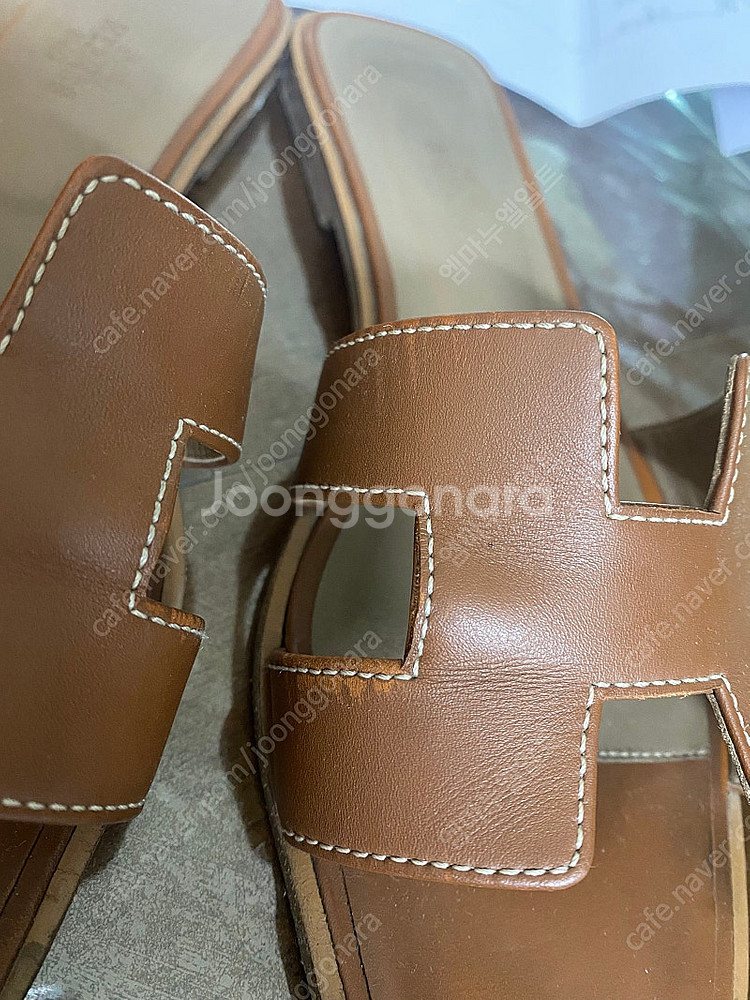 에르메스 오란39싸이즈 정품+인보이스,박스,더스트,쇼핑--7