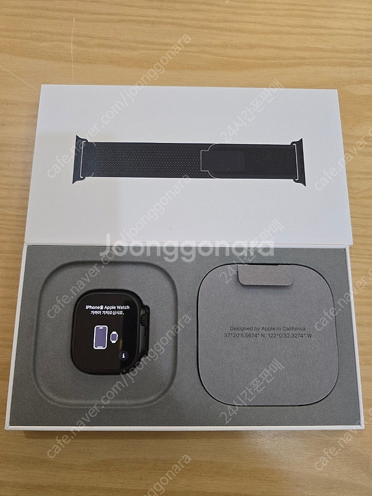 애플워치울트라2블랙49mm 블랙트레일루프M/L 셀룰러판...--1