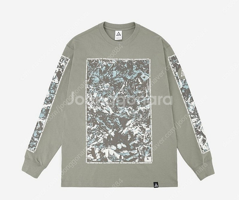 ACG 나이키 NRG ACG 케이브 롱슬리브 티셔츠 라...--1